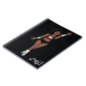 Dancer Notebook Red/Black/White B ノートブック (左側)