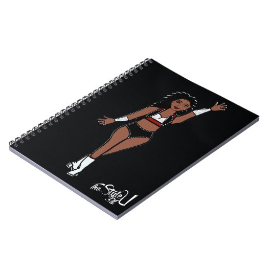 Dancer Notebook Red/Black/White B ノートブック (左側)