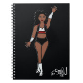 Dancer Notebook Red/Black/White B ノートブック (正面)