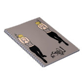 Dancer Notebook Smoke / Black ノートブック (右側)
