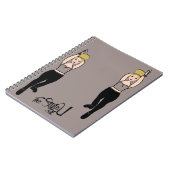 Dancer Notebook Smoke / Black ノートブック (左側)