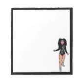 Dancer Notepad Black / Silver B ノートパッド (正面)