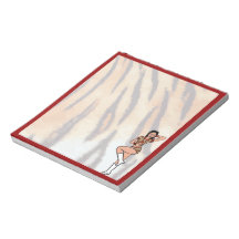 Dancer Notepad Red Tiger #1