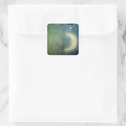 dancer on the moon スクエアシール (バッグ)