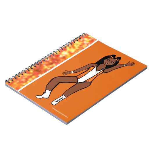 Dancer Orange Spark Notebook #1 ノートブック (左側)