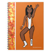 Dancer Orange Spark Notebook #1 ノートブック (正面)