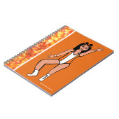 Dancer Orange Spark Notebook # 2 ノートブック (左側)