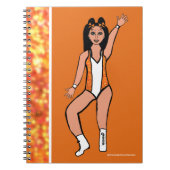 Dancer Orange Spark Notebook # 2 ノートブック (正面)