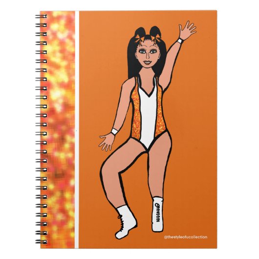 Dancer Orange Spark Notebook # 2 ノートブック (正面)