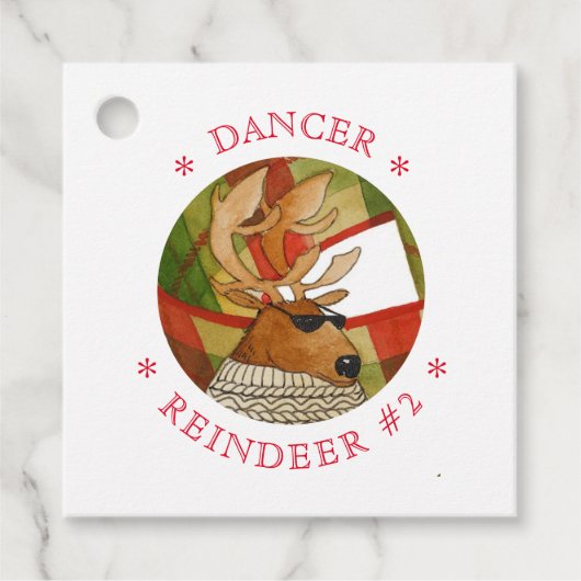 DANCER REINDEERスクエア特典/ギフトラベル フェイバータグ (正面)