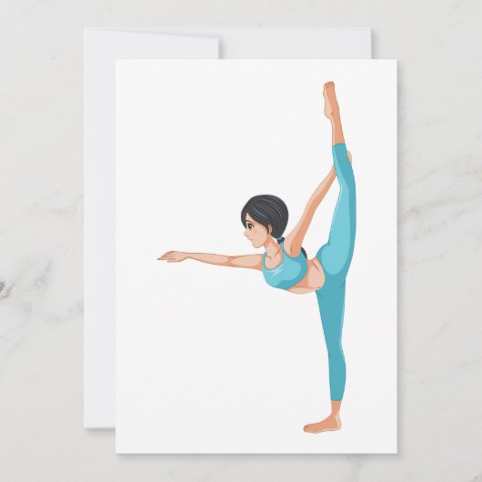 Dancer Stretch招待状 招待状 (正面)