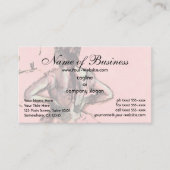 Dancer Viewed from the Back by Edgar Degas 名刺 (正面)