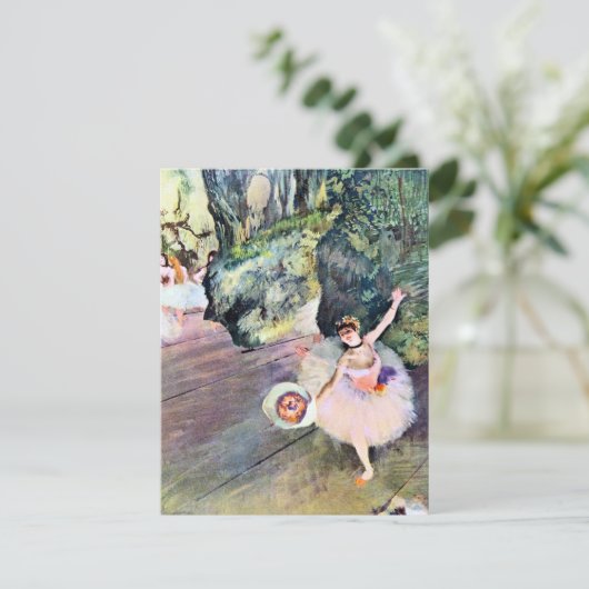 Dancer with a Bouquet of Flowers by Edgar Degas (スタンド正面)