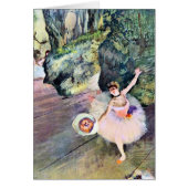 Dancer with a Bouquet of Flowers by Edgar Degas (正面)