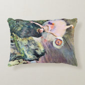 Dancer with a Bouquet of Flowers by Edgar Degas アクセントクッション (正面)