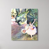 Dancer with a Bouquet of Flowers by Edgar Degas キャンバスプリント (正面)