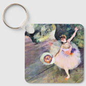 Dancer with a Bouquet of Flowers by Edgar Degas キーホルダー (正面)