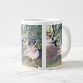 Dancer with a Bouquet of Flowers by Edgar Degas ジャンボコーヒーマグカップ (正面右)