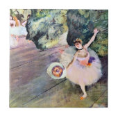 Dancer with a Bouquet of Flowers by Edgar Degas タイル (正面)