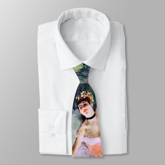 Dancer with a Bouquet of Flowers by Edgar Degas ネクタイ (タイ)