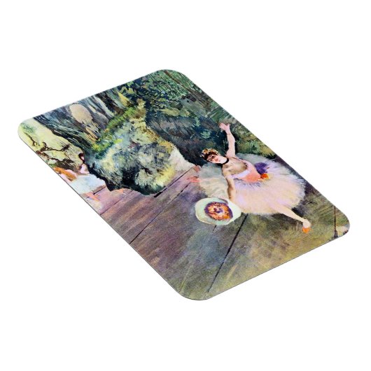 Dancer with a Bouquet of Flowers by Edgar Degas マグネット (右側)