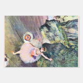 Dancer with a Bouquet of Flowers by Edgar Degas ラッピングペーパーシート (正面2)