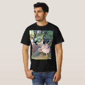 Dancer with a Bouquet of Flowers by Edgar Degas Tシャツ (正面フル)