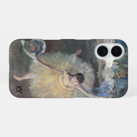 Dancer with Bouquet by Edgar Degas – Personalized  iPhone 16ケース (裏面横)