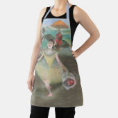 Dancer with Bouquet, Curtsying by Edgar Degas エプロン (インサイチュ)