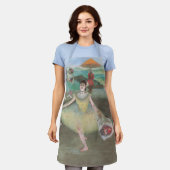 Dancer with Bouquet, Curtsying by Edgar Degas エプロン (着用した状態)