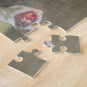 Dancer with Bouquet, Curtsying by Edgar Degas ジグソーパズル (側面)