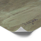 Dancer with Bouquet, Curtsying by Edgar Degas ポスター (角)