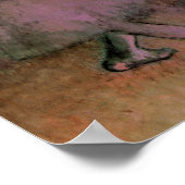 Dancer with Bouquets by Degas ポスター (角)