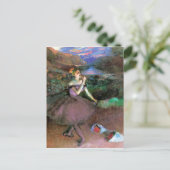 Dancer with Bouquets by Degas ポストカード (スタンド正面)