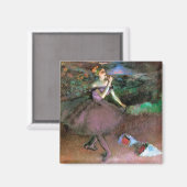 Dancer with Bouquets by Degas マグネット (正面/裏面)