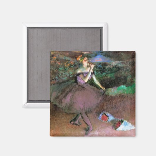 Dancer with Bouquets by Degas マグネット (正面/裏面)