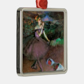 Dancer with Bouquets by Degas メタルオーナメント (右)