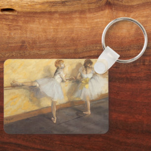 Dancers at the Bar by Edgar Degas, Vintage Ballet キーホルダー