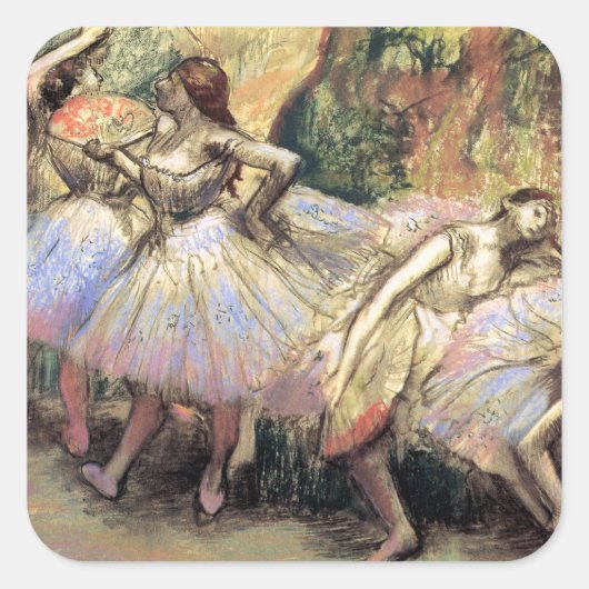 Dancers by Degas スクエアシール (正面)