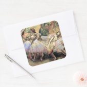 Dancers by Degas スクエアシール (封筒)