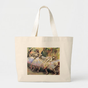Dancers by Degas ラージトートバッグ
