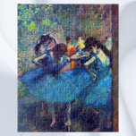 Dancers in Blue by Edgar Degasヴィンテージ・バレエ・アート ジグソーパズル<br><div class="desc">Edgar DegasのDancers in Blue (1895)は、ヴィンテージの印象派のアートで絵画素晴らし、パフォーマンスの前に青いタトゥスの舞台裏に身を包んだバレリーナのグループをフィーチャーしている。アーティストについて：エドガー・デガス(1834-1917)は印象派の創始者の一人として見られるが、彼は現実主義を好み、現実主義者と呼ばれていた。特にバレエダンスの題材に取り上げられており、その作品の半数以上がダンサーを描いている。</div>