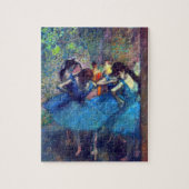 Dancers in Blue by Edgar Degasヴィンテージ・バレエ・アート ジグソーパズル (縦)