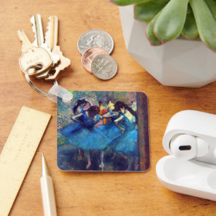 Dancers in Blue by Edgar Degas,ヴィンテージ・バレエ キーホルダー