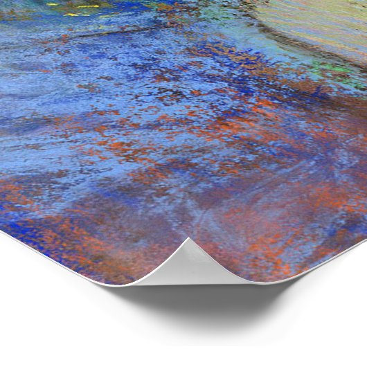 Dancers In Blue - Edgar Degas - c1890 ポスター (角)