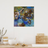 Dancers In Blue - Edgar Degas - c1890 ポスター (キッチン)
