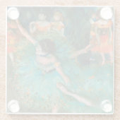 Dancers in Green by Edgar Degas ガラスコースター (裏面)