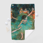 Dancers in Green by Edgar Degas ゴルフタオル (インサイチュ)