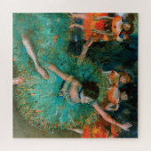 Dancers in Green by Edgar Degas ジグソーパズル (横)