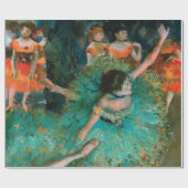 Dancers in Green by Edgar Degas    ラッピングペーパー (フラット)
